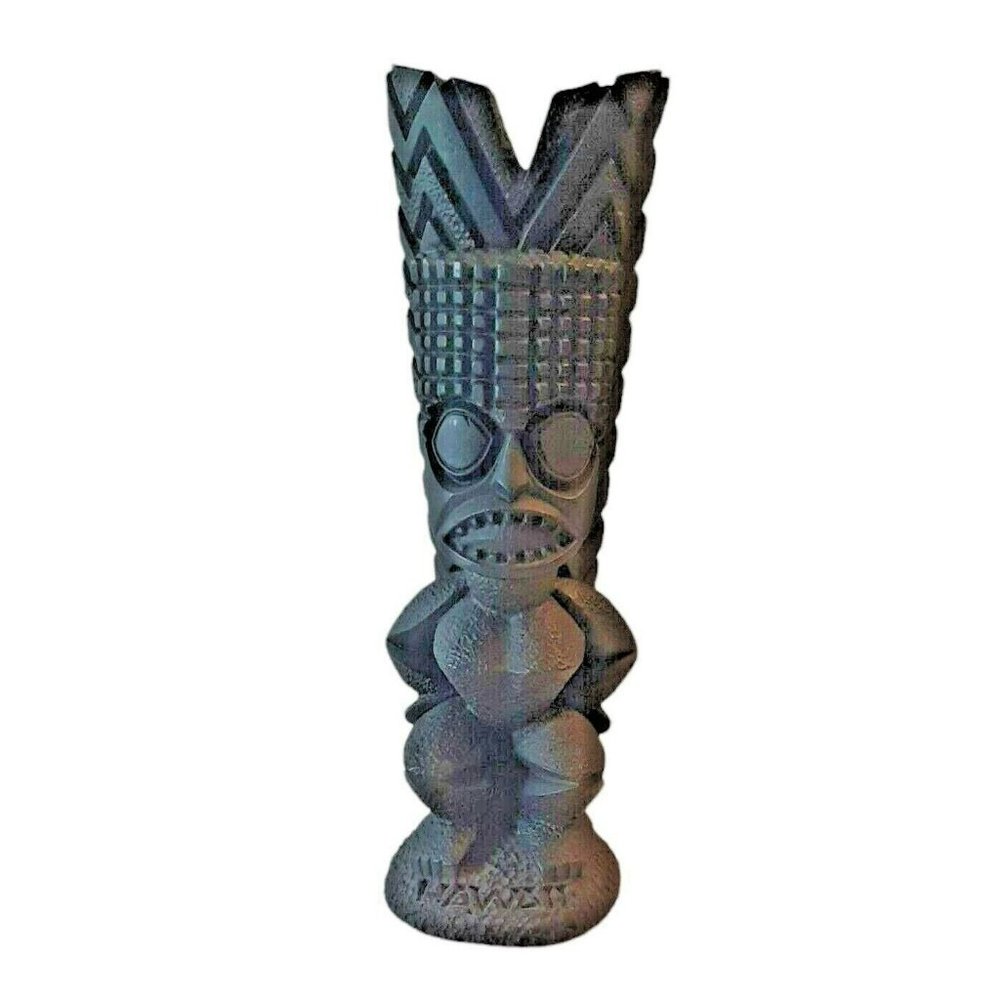 Vintage Coco Joe's Tiki God Statue Black Lava from Hawaii